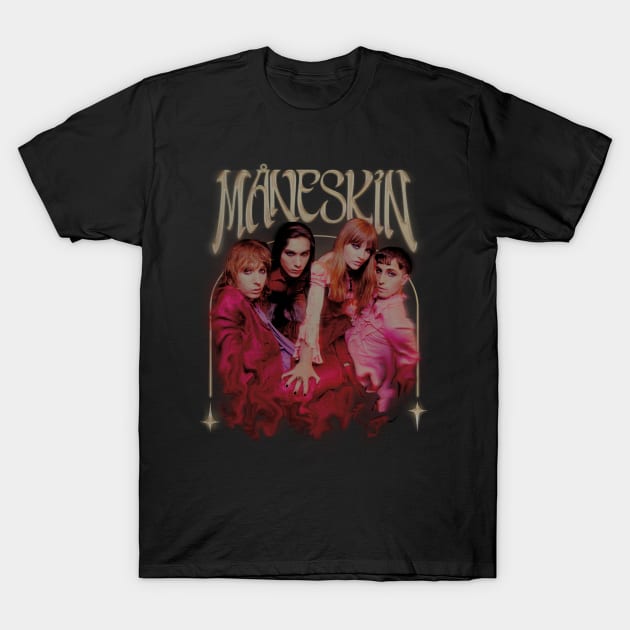 måneskin / i wanna be your slave / teatro d'ira - ver. 2 - maneskin T-Shirt T-Shirt by mikakosmos